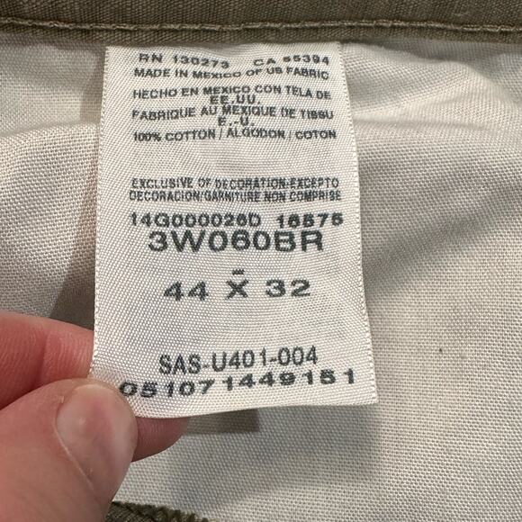 Wrangler Riggs Workwear Olive Green Ripstop Cargo Pants in a 44 x 32 - Picture 4 of 5